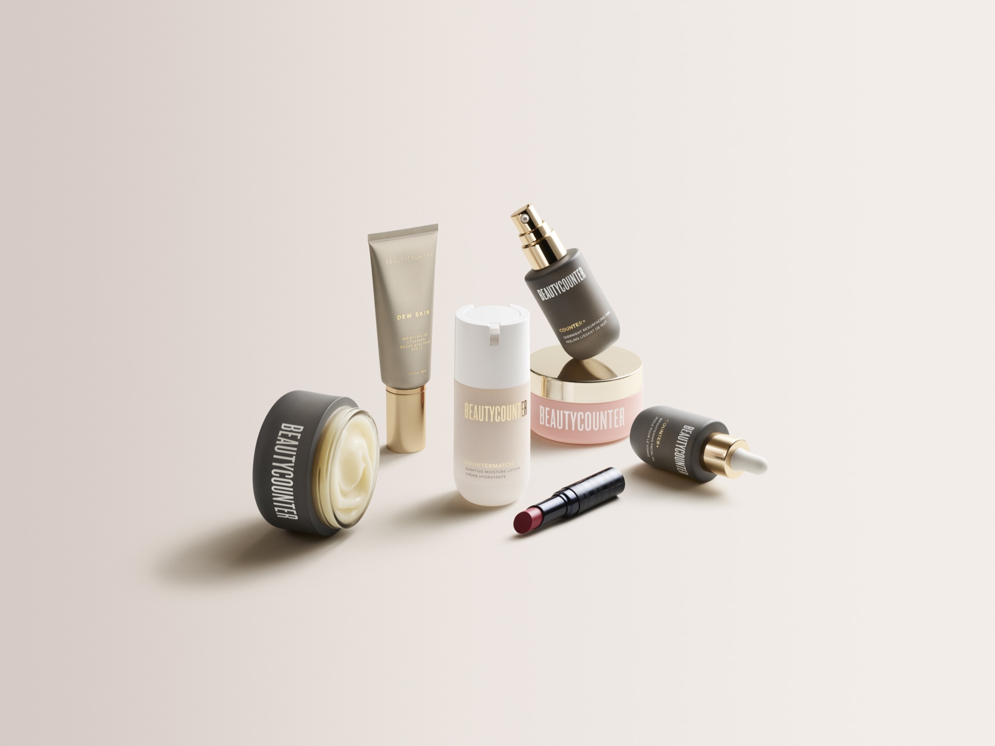 Beautycounter rebrand hero stills